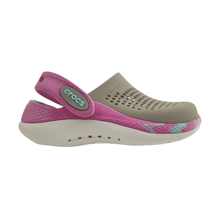 KIDS LiteRide® 360 Gris Manchas Fucsia