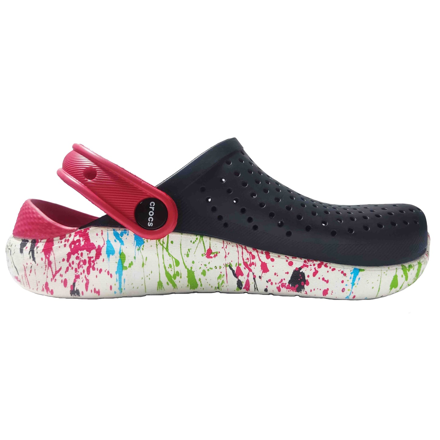 KIDS LiteRide® Chispas Negro Rojo