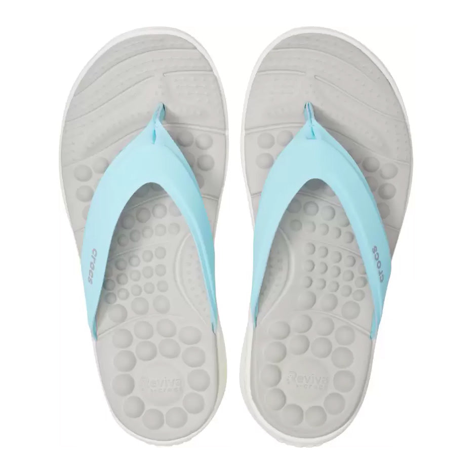 Sandal Reviva® Flip Celeste Gris