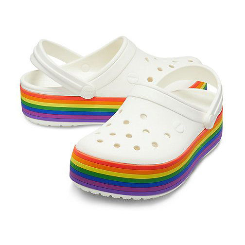 Crocband™ Platform Clog Arcoiris