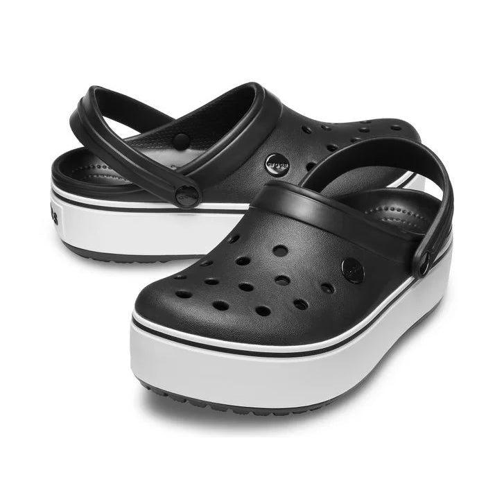 Crocband™ Platform Clog Negro