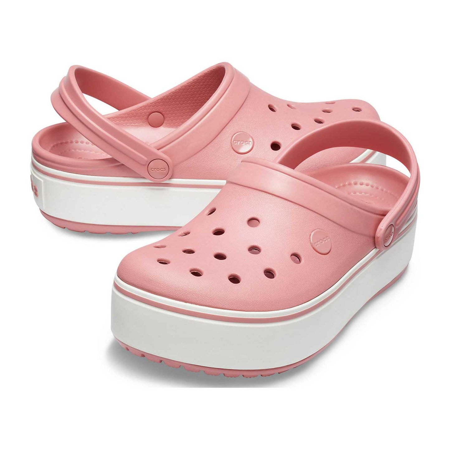 Crocband™ Platform Clog Salmon